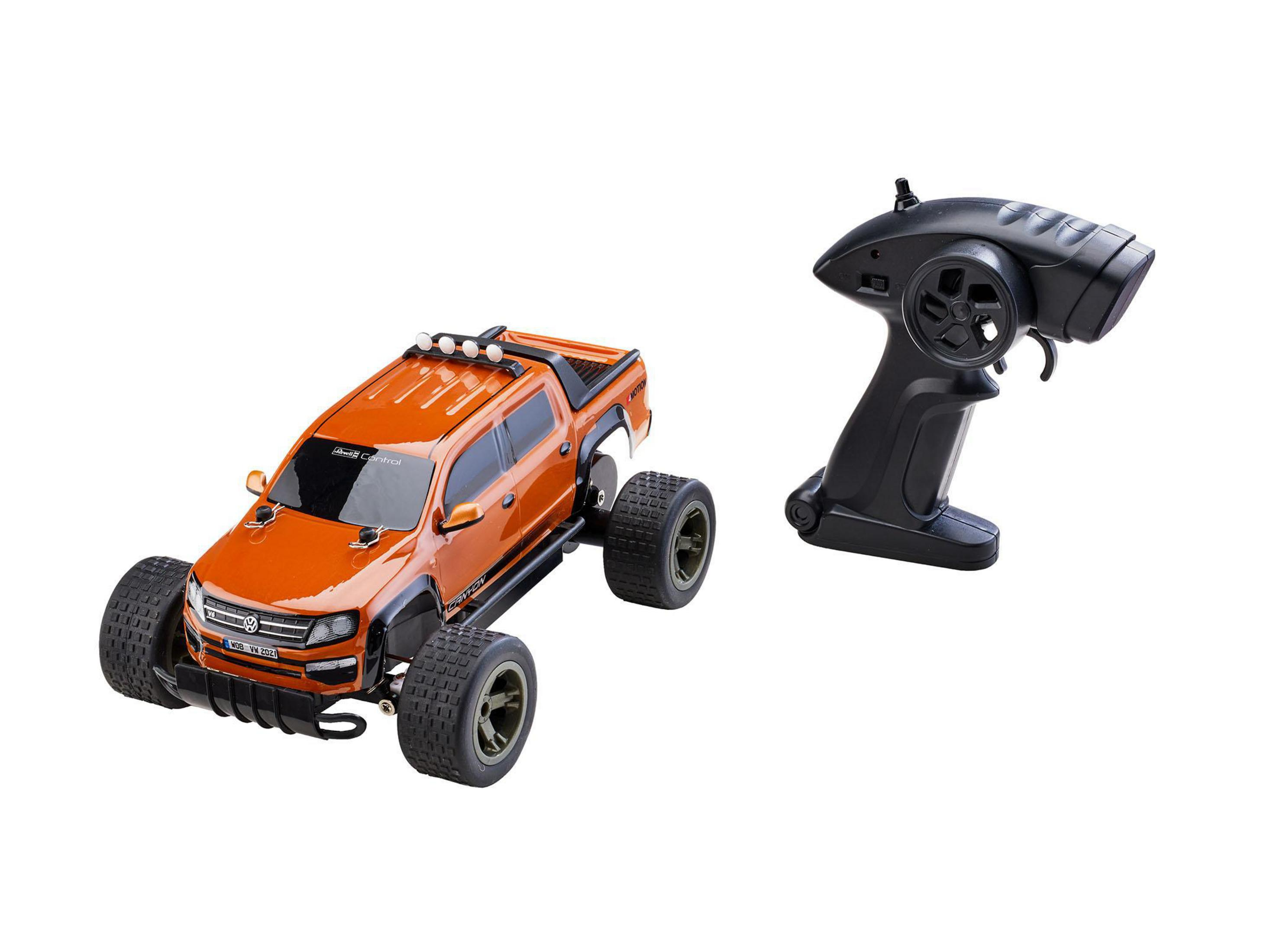 24456 Spielzeugfahrzeug, Orange/Schwarz TRUGGY VW AMAROK REVELL R/C