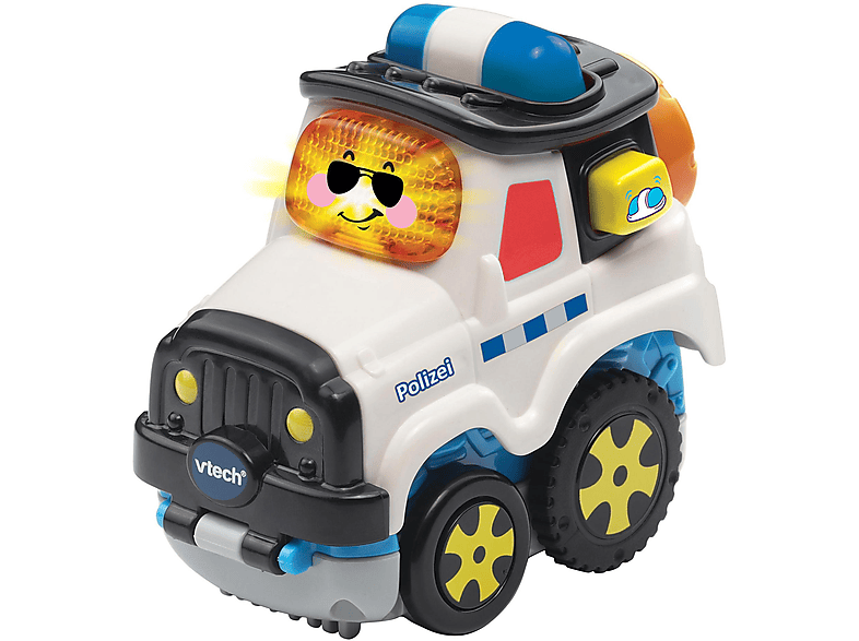 VTECH 80-515704 TUT TUT BF POLIZEI Spielzeugauto, PRESS&GO Mehrfarbig 