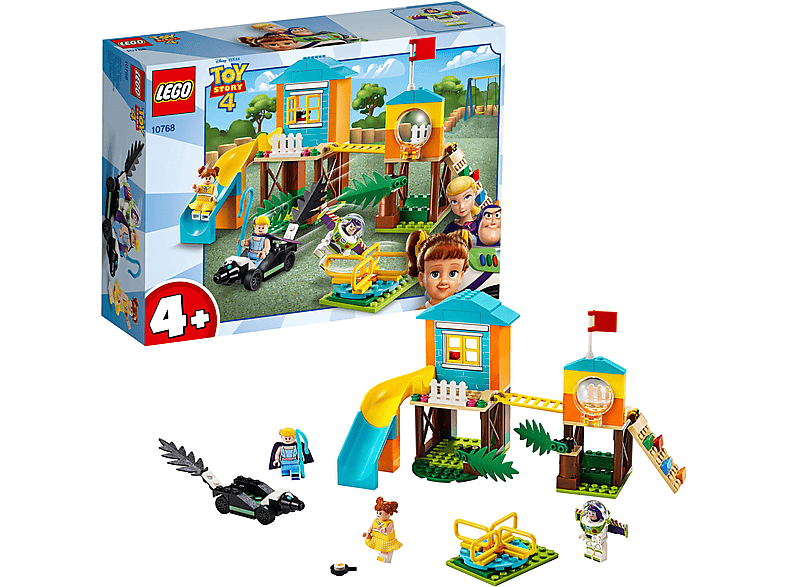 LEGO 10768 BUZZ & Bausatz, SPIELPLATZABENTEUER Mehrfarbig PORZELLINCHENS