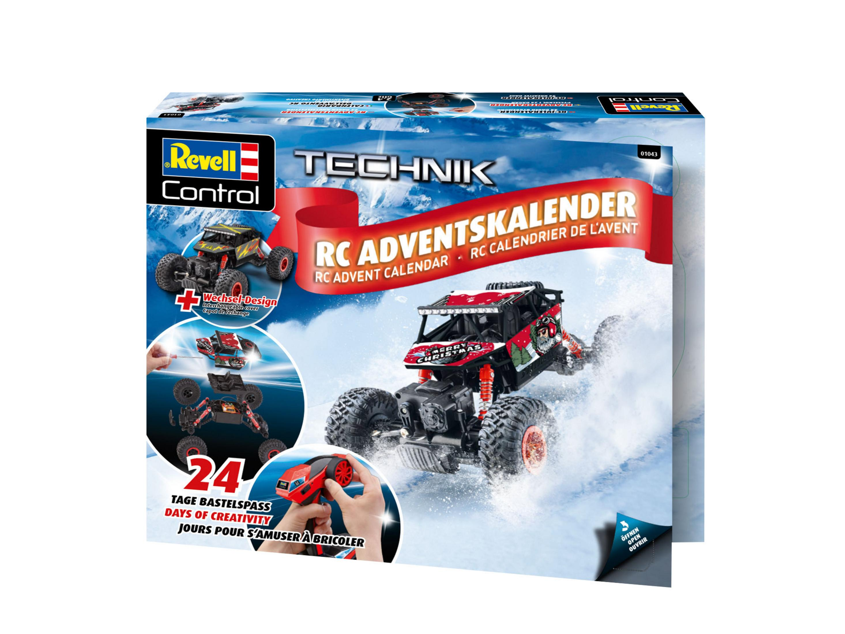 ADVENTSKALENDAR REVELL 01043 Mehrfarbig CRAWLER RC Adventskalender,