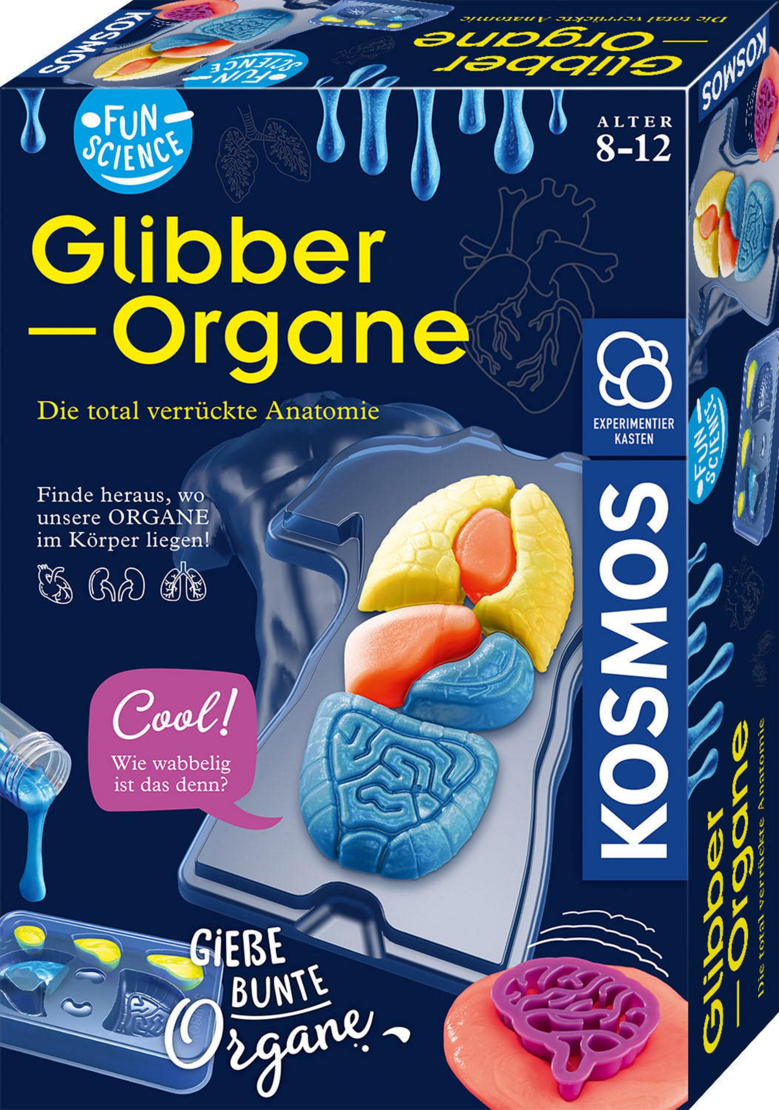 KOSMOS 654184 FUN SCIENCE Mehrfarbig GLIBBER-ORGANE Experimentierkasten