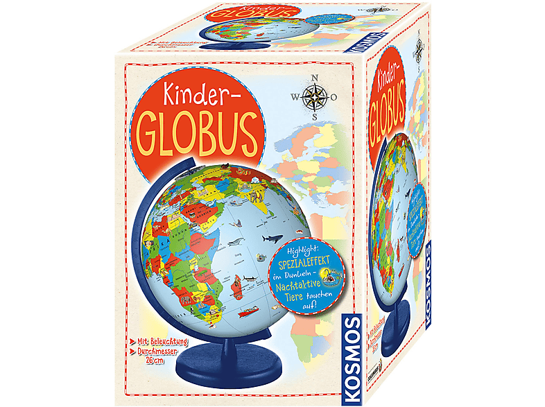 Kinder Globus, KOSMOS 673024 Mehrfarbig KINDER-GLOBUS