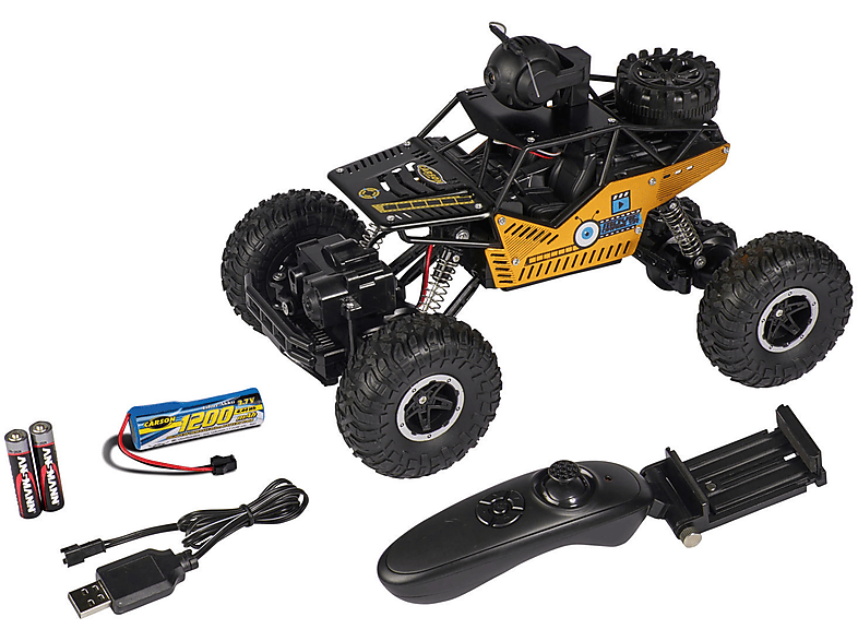500404192 CARSON Gold 100%RTR CRAWLEE Spielzeugmodell, GOLD APP 1:14 2.4G MOVIE