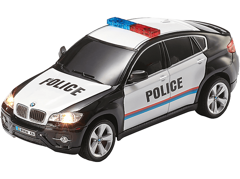 REVELL 24655 BMW X6 POLICE R/C Spielzeugfahrzeug, Schwarz/Weiß