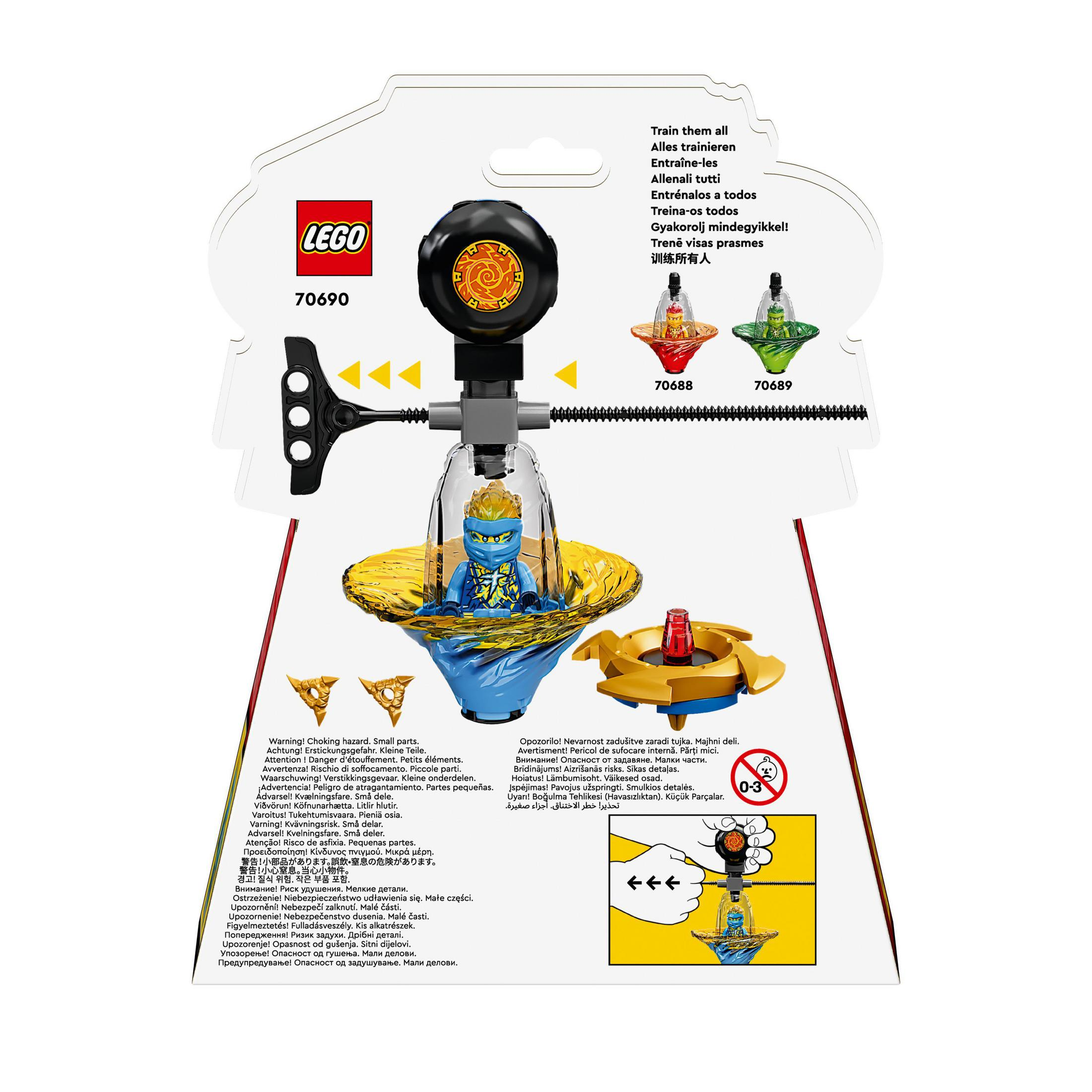 LEGO 70690 JAYS SPINJITZU-NINJATRAINING Bausatz, Mehrfarbig
