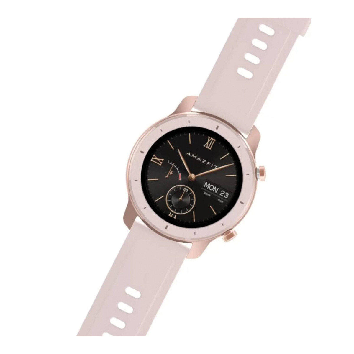 AMAZFIT A1910 118 Smartwatch + mm PINK 42 mm, Aluminium GTR Blossom Pink 75 Silikon, Cherry