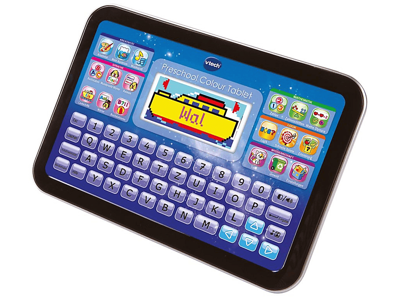 VTECH 80-155204 PRESCHOOL COLOUR TABLET Lerncomputer, Schwarz, Grau ...