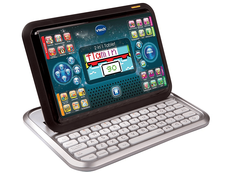 VTECH 80155504 2 IN 1 TABLET 2in1 Tablet, Schwarz/Silber MediaMarkt