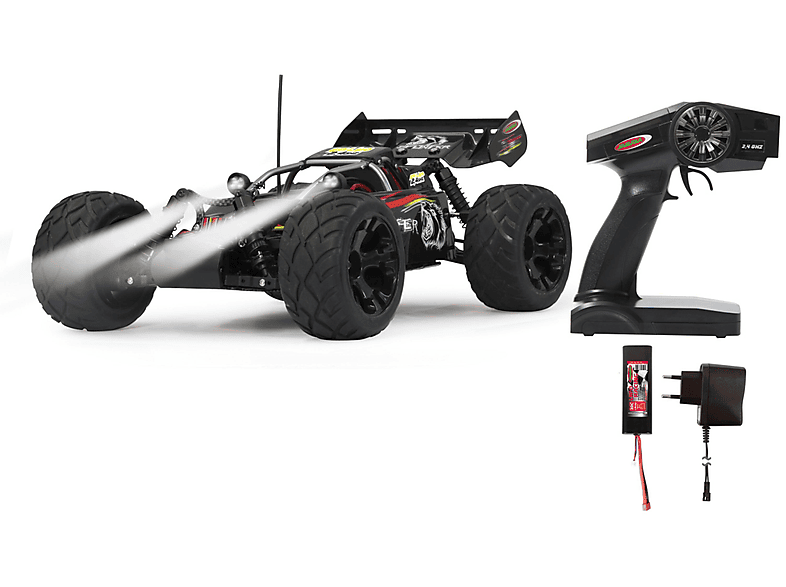 JAMARA 053271 SPLINTER EP 1:10 LIPO 2,4GHZ MIT LED RC Fahrzeug, Schwarz | home