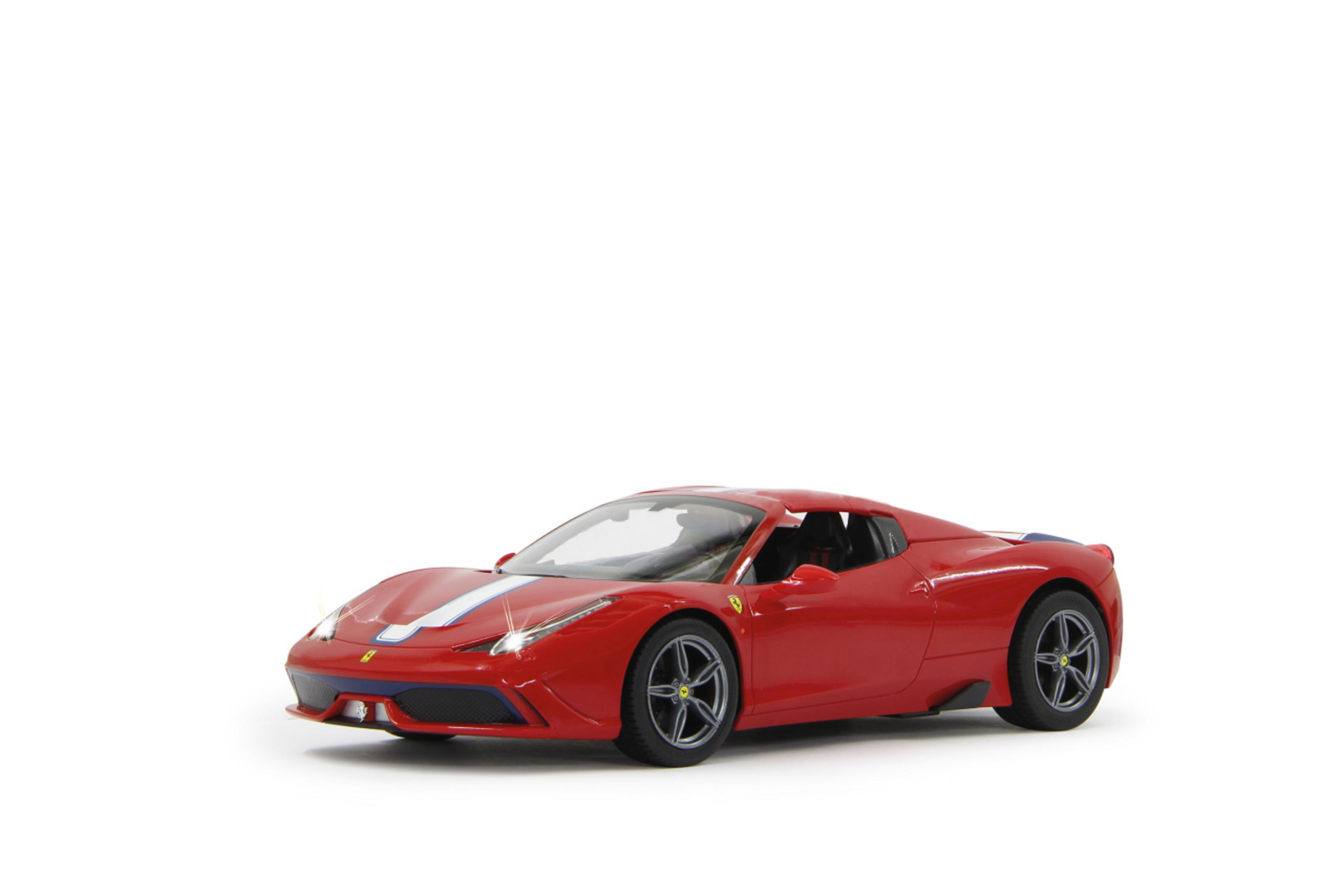 JAMARA 405066 FERRARI A SPECIALE 458 Auto, Rot 27MHZ ROT 1:14 ferngesteuertes