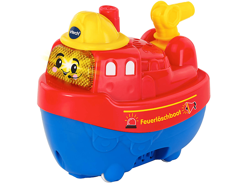 VTECH 80-187074 Mehrfarbig TUT Spielzeugboot, TUT FEUERLÖSCHBOOT - BADEWELT