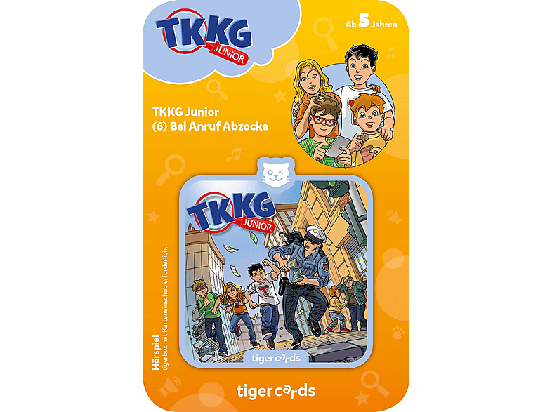 TIGERMEDIA 4162 TIGERCARD TKKG JUNIOR BEI ANRUF ABZOCKE Tigercard, Mehrfarbig