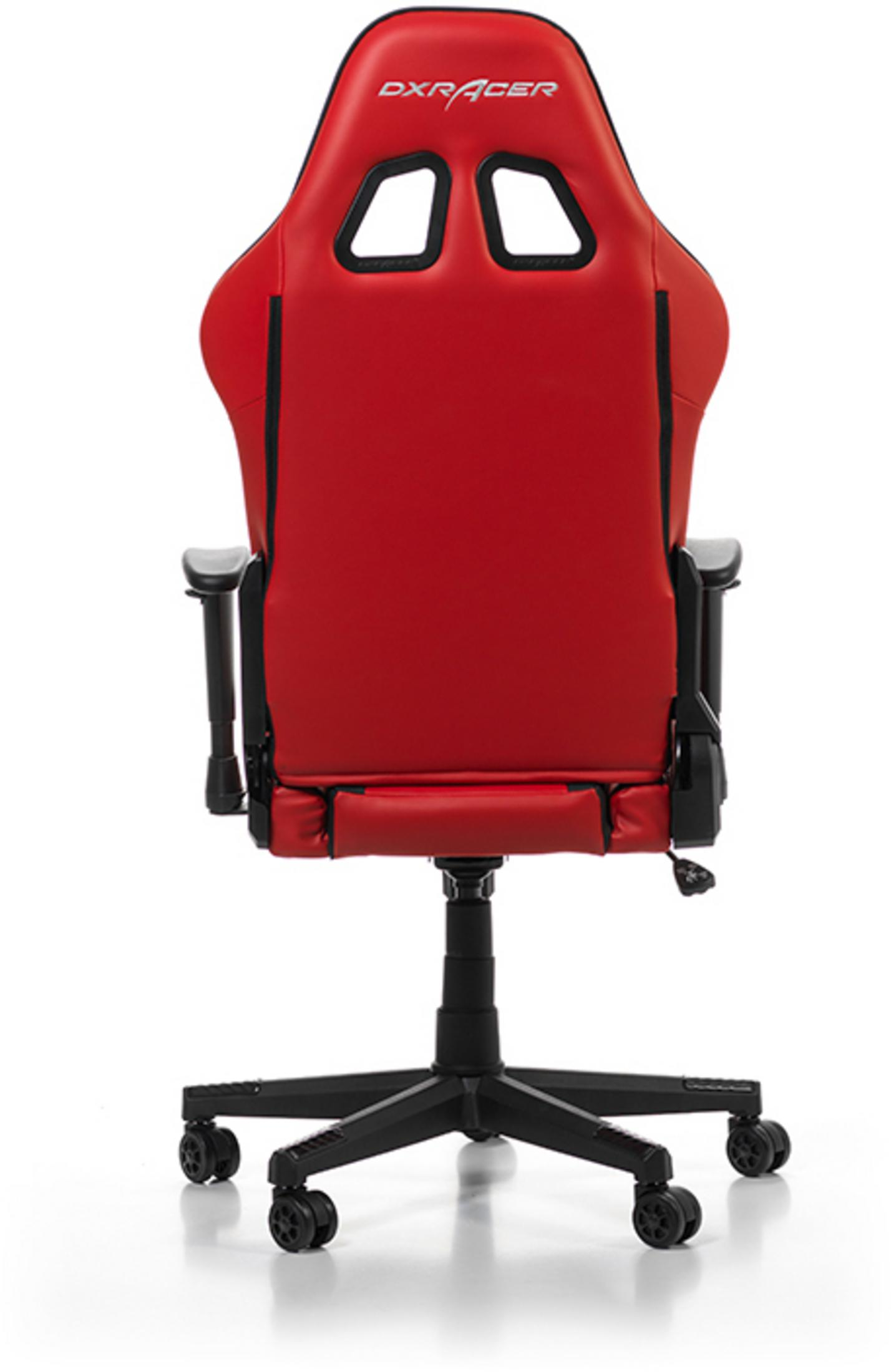 DXRACER PRINCE P132 GAMING Gaming Stuhl, Rot/Schwarz CHAIR, ROT/SCHWARZ