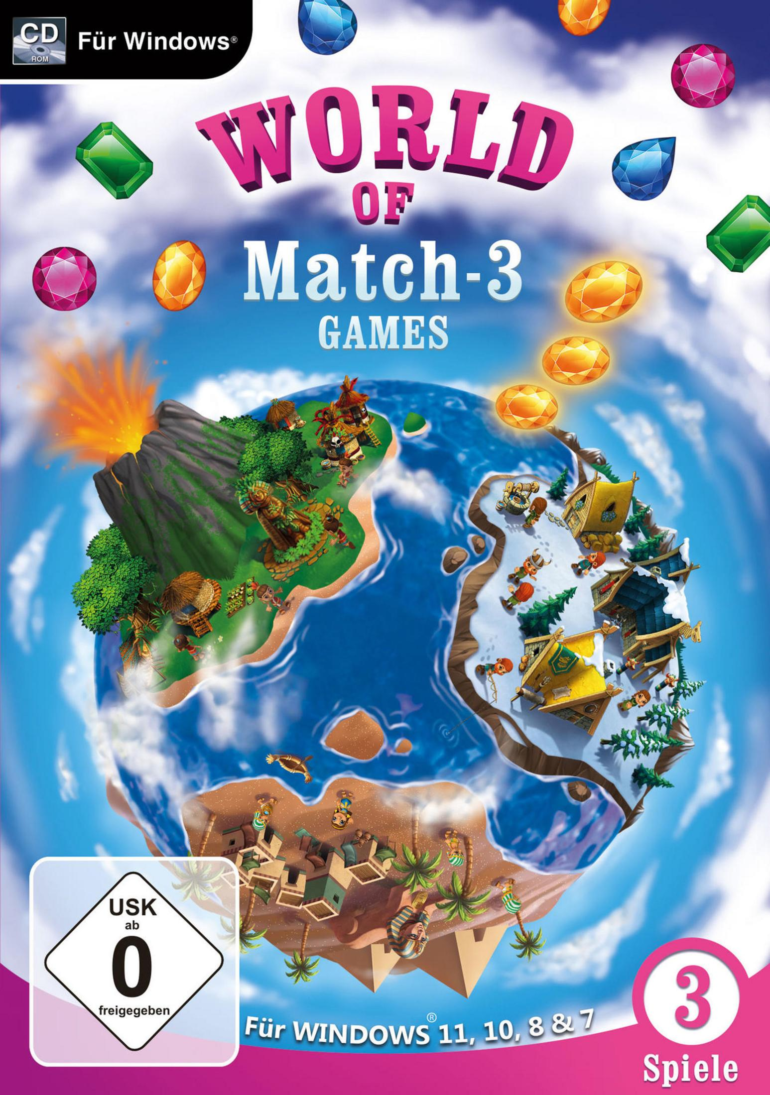 WORLD OF MATCH 3 [PC] FÜR - WINDOWS11&10 GAMES