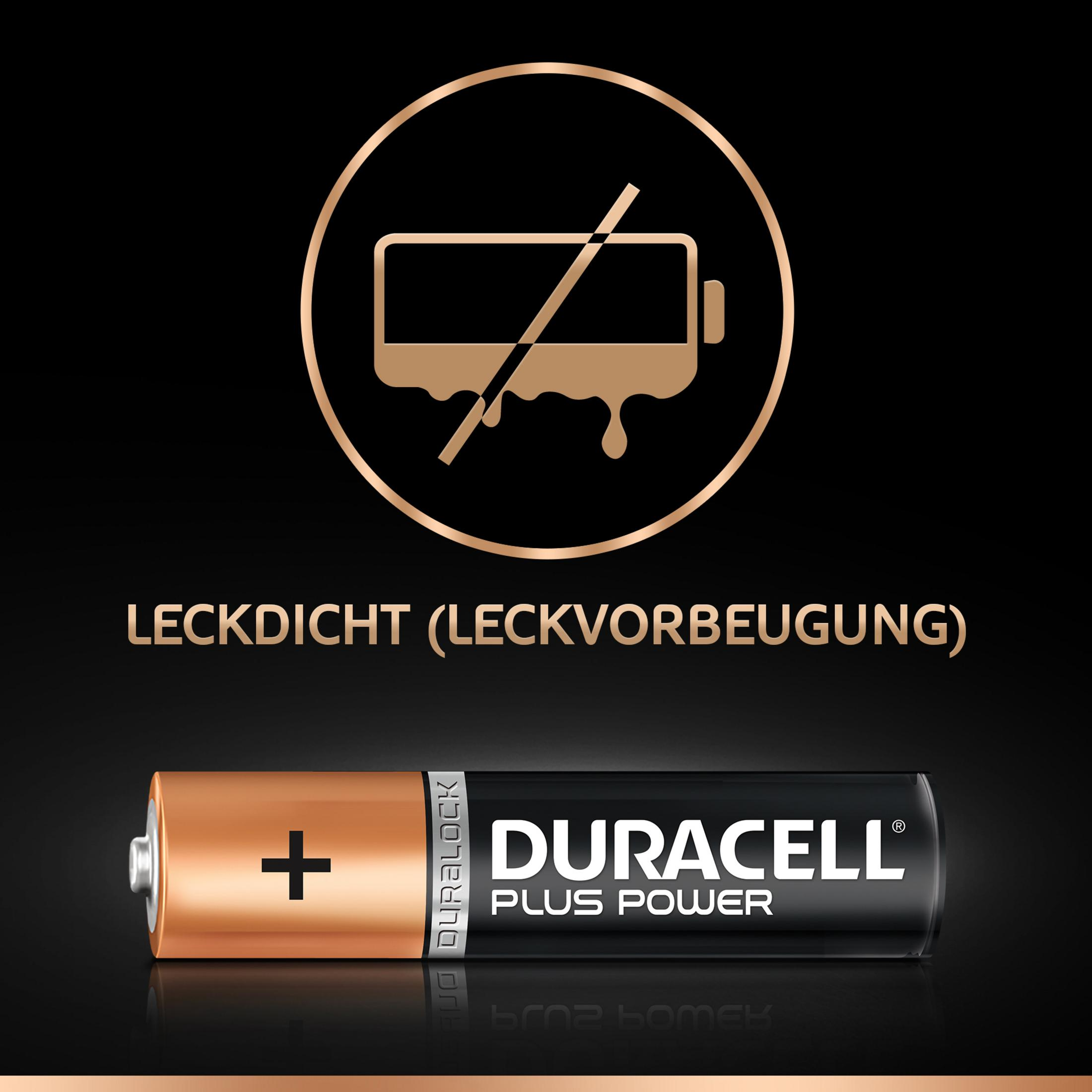 DURACELL 019058 Batterie, Stück Micro 1.5 AAA Alkaline, MN2400/LR6 24 BP20+4 Volt POWER-AAA