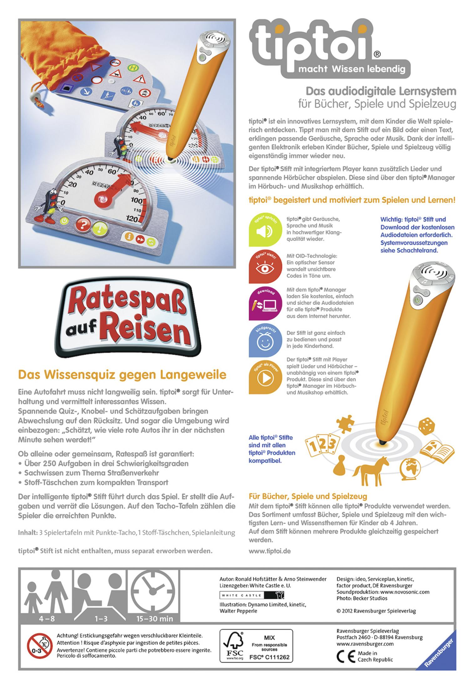 Ein farbenfrohes Lernspiel für Kinder mit Stift und anderen Lernwerkzeugen.