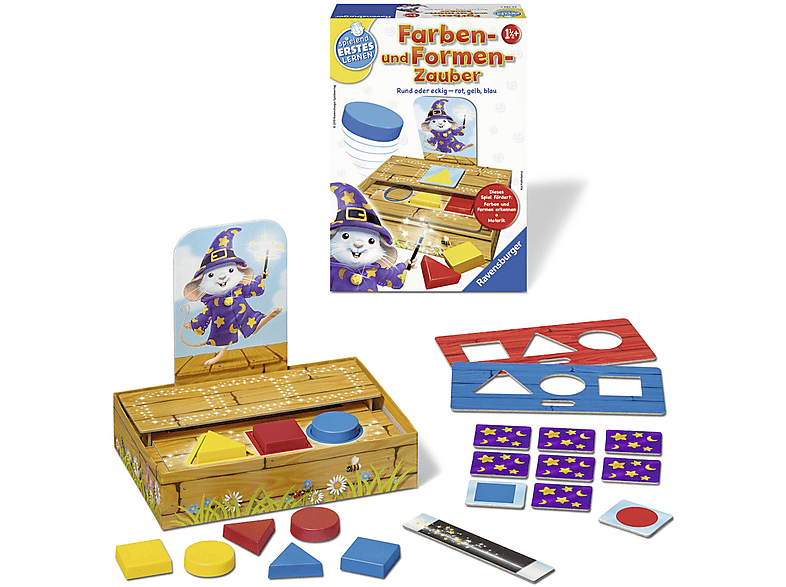 RAVENSBURGER 24723 FARBEN- & FORMEN-ZAUBER Spielen und Lernen Mehrfarbig