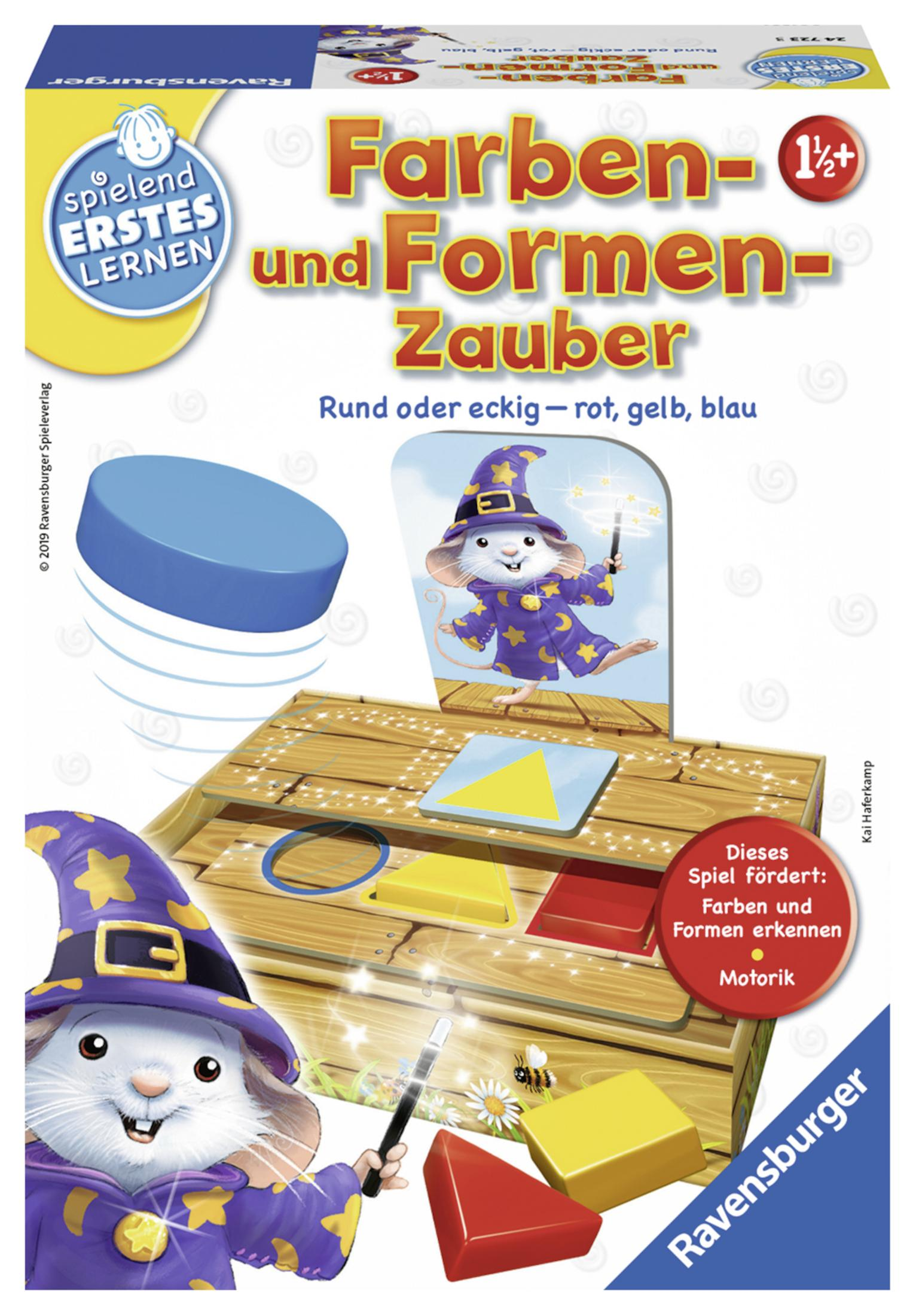 RAVENSBURGER 24723 FARBEN- & Mehrfarbig Lernen Spielen FORMEN-ZAUBER und