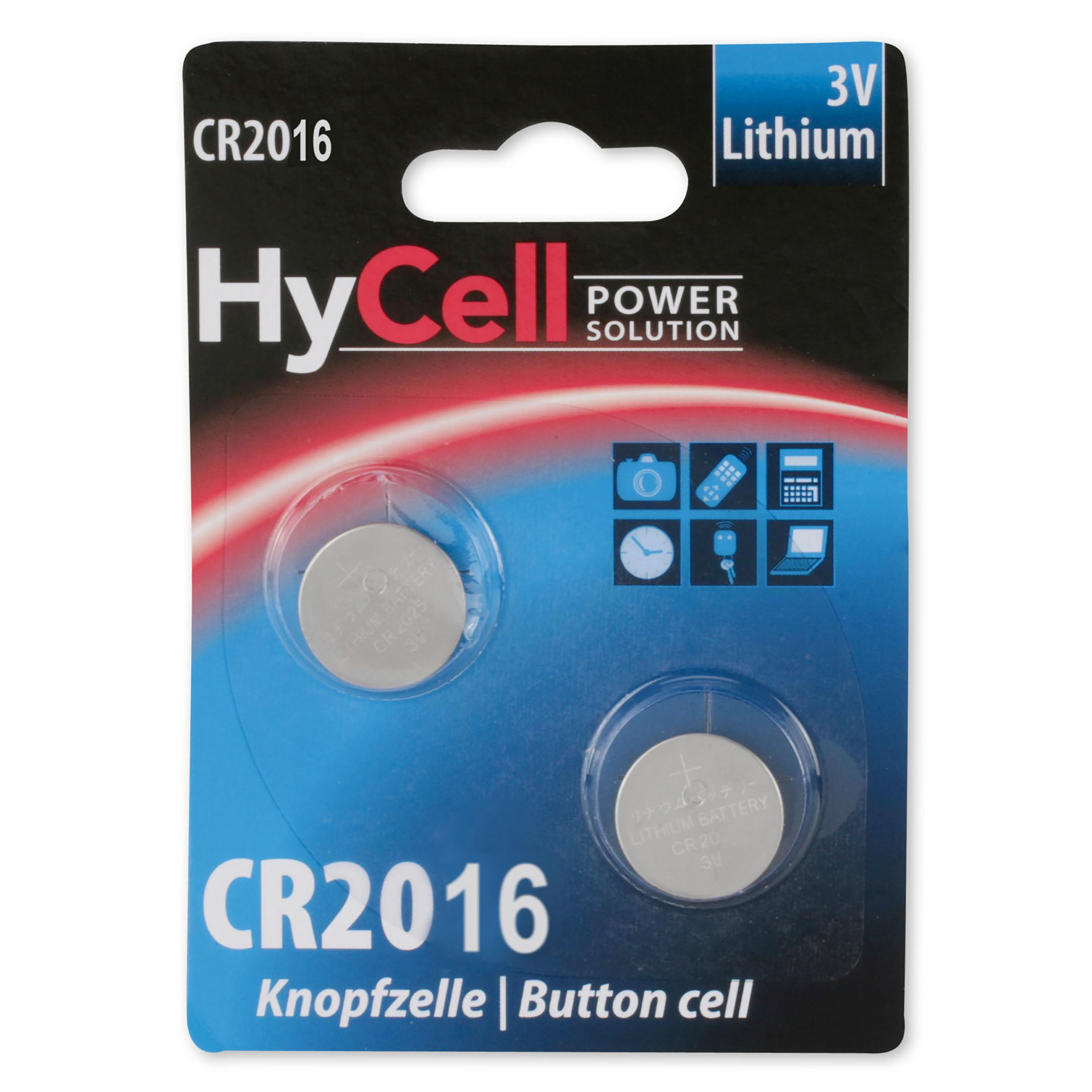 ANSMANN 5020182 CR 3 2-ER Volt 2 Knopfzelle, BLISTER HYCELL Lithium, 2016 Stück CR2016