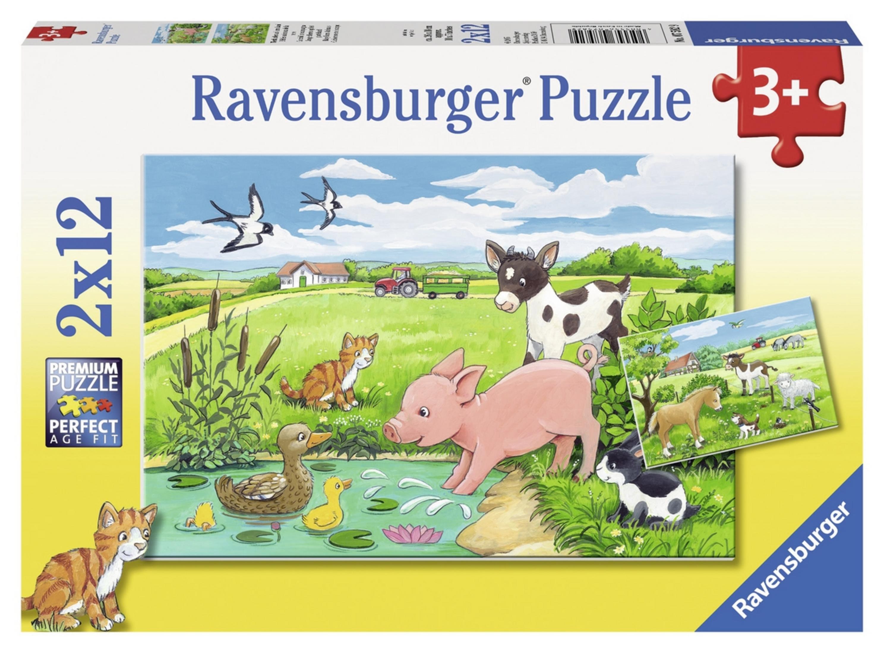 Puzzle TIERKINDER 07582 RAVENSBURGER DEM LAND AUF