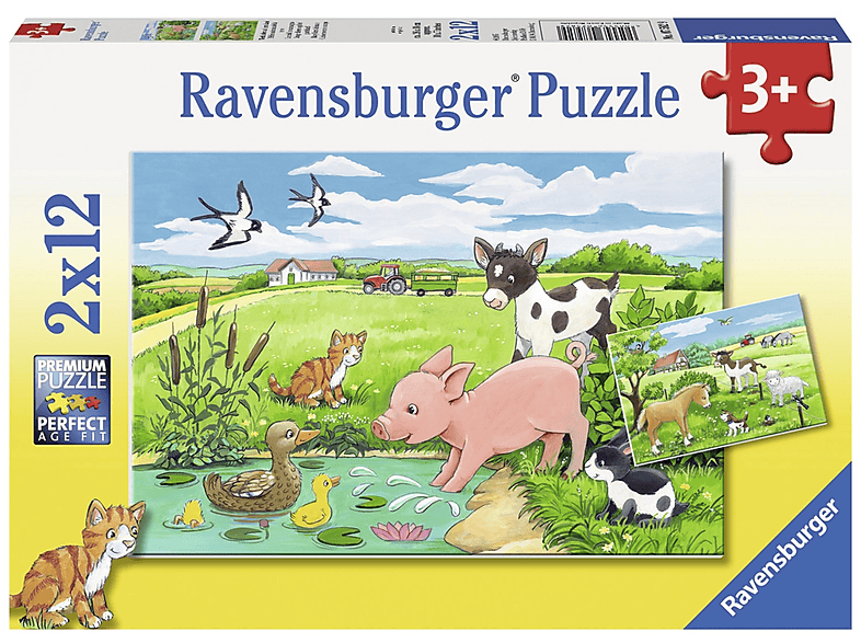 Puzzle TIERKINDER 07582 RAVENSBURGER DEM LAND AUF