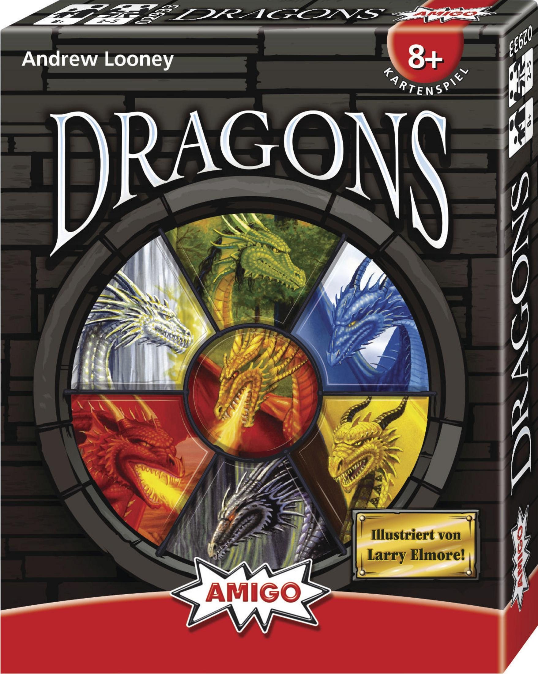 02933 DRAGONS Mehrfarbig Kartenspiel AMIGO