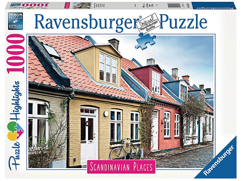 AARHUS RAVENSBURGER DÄNEMARK IN HÄUSER 16741 Erwachsenenpuzzle