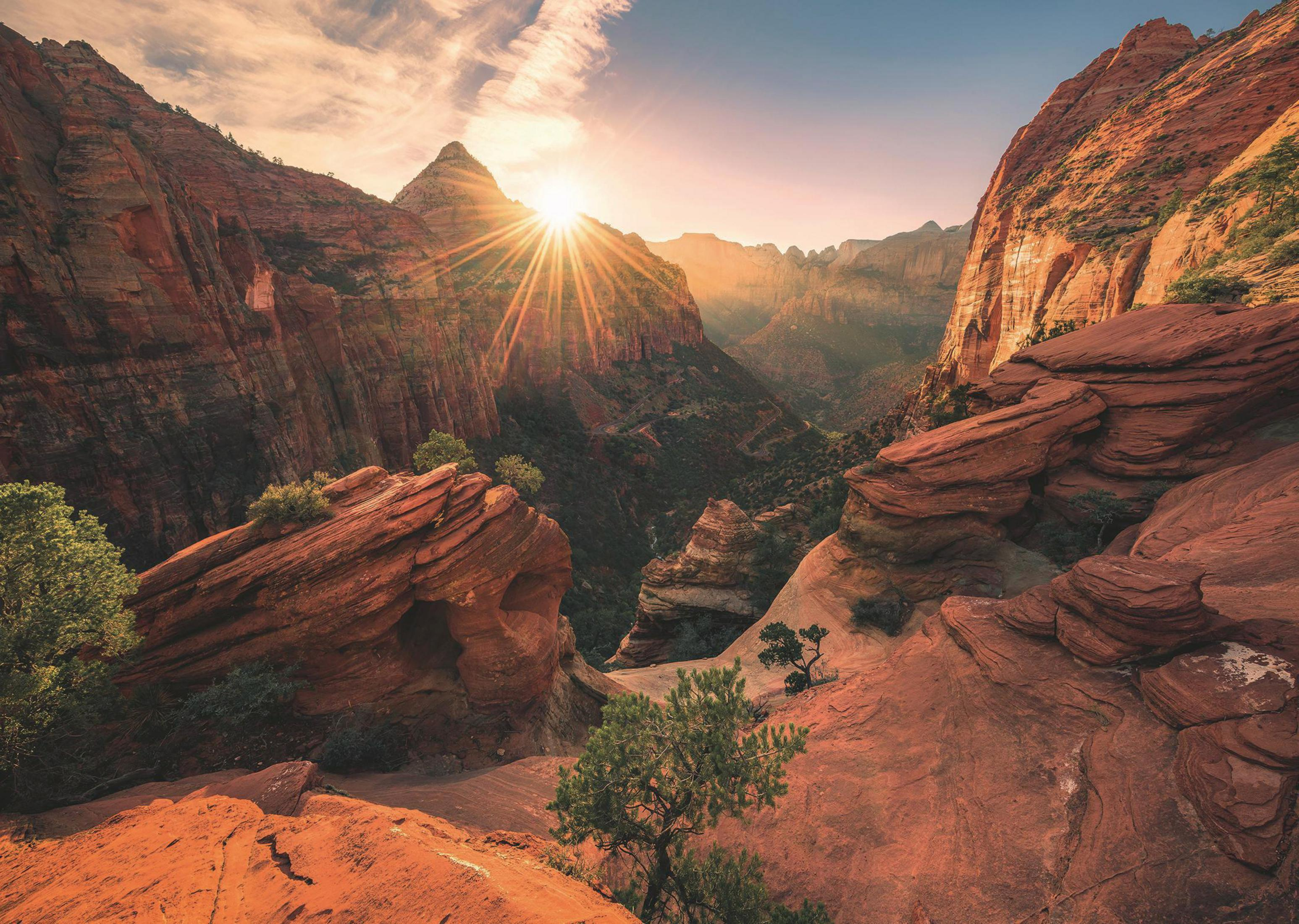 RAVENSBURGER 16754 ZION CANYON USA Erwachsenenpuzzle