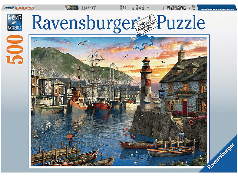 RAVENSBURGER 15045 Puzzle MORGENS HAFEN AM