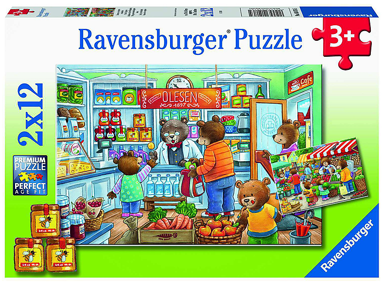 RAVENSBURGER 05076 KOMM WIR GEHEN EINKAUFEN Puzzle