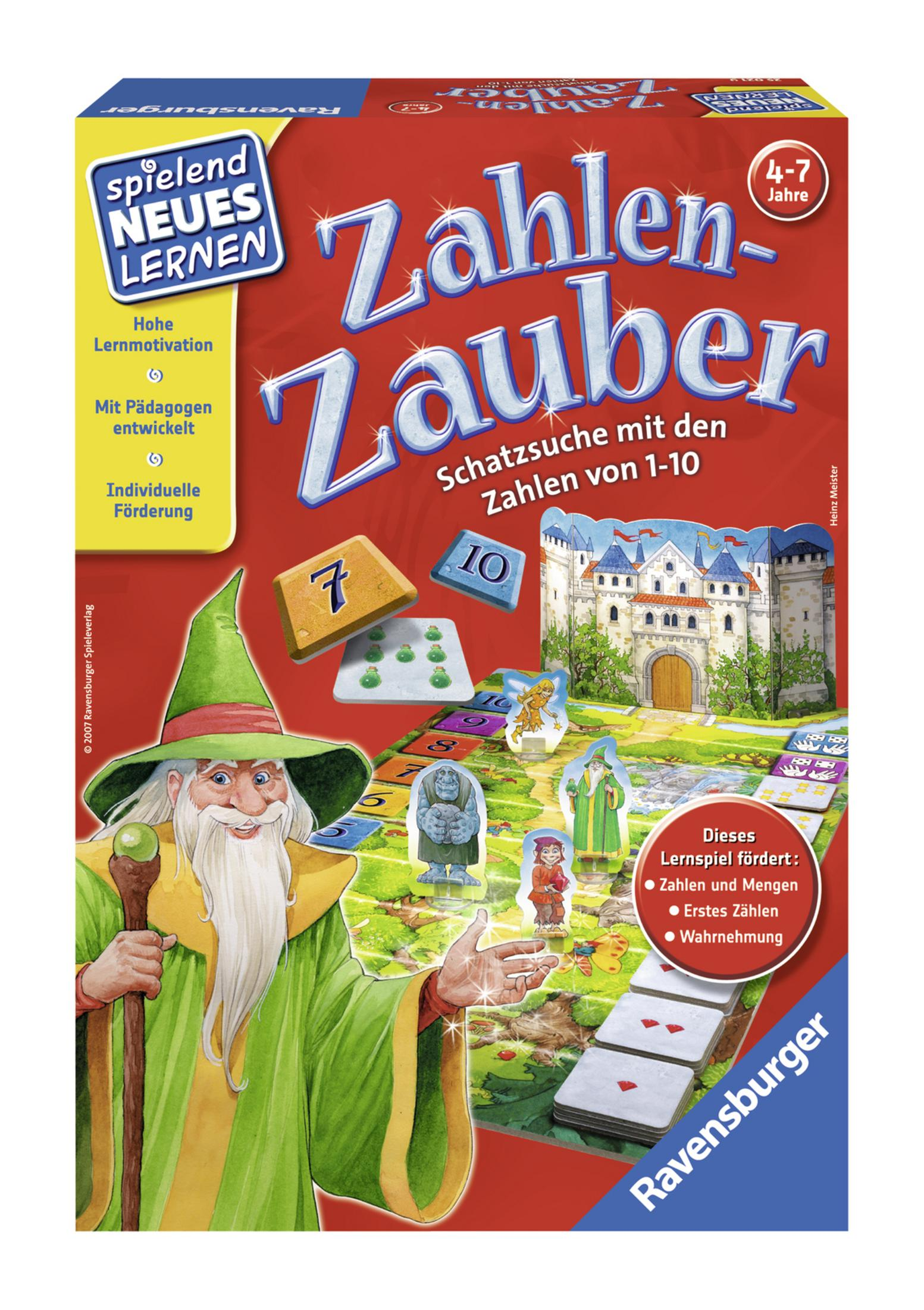 RAVENSBURGER 24964 ZAHLEN-ZAUBER Zahlen-Zauber Mehrfarbig