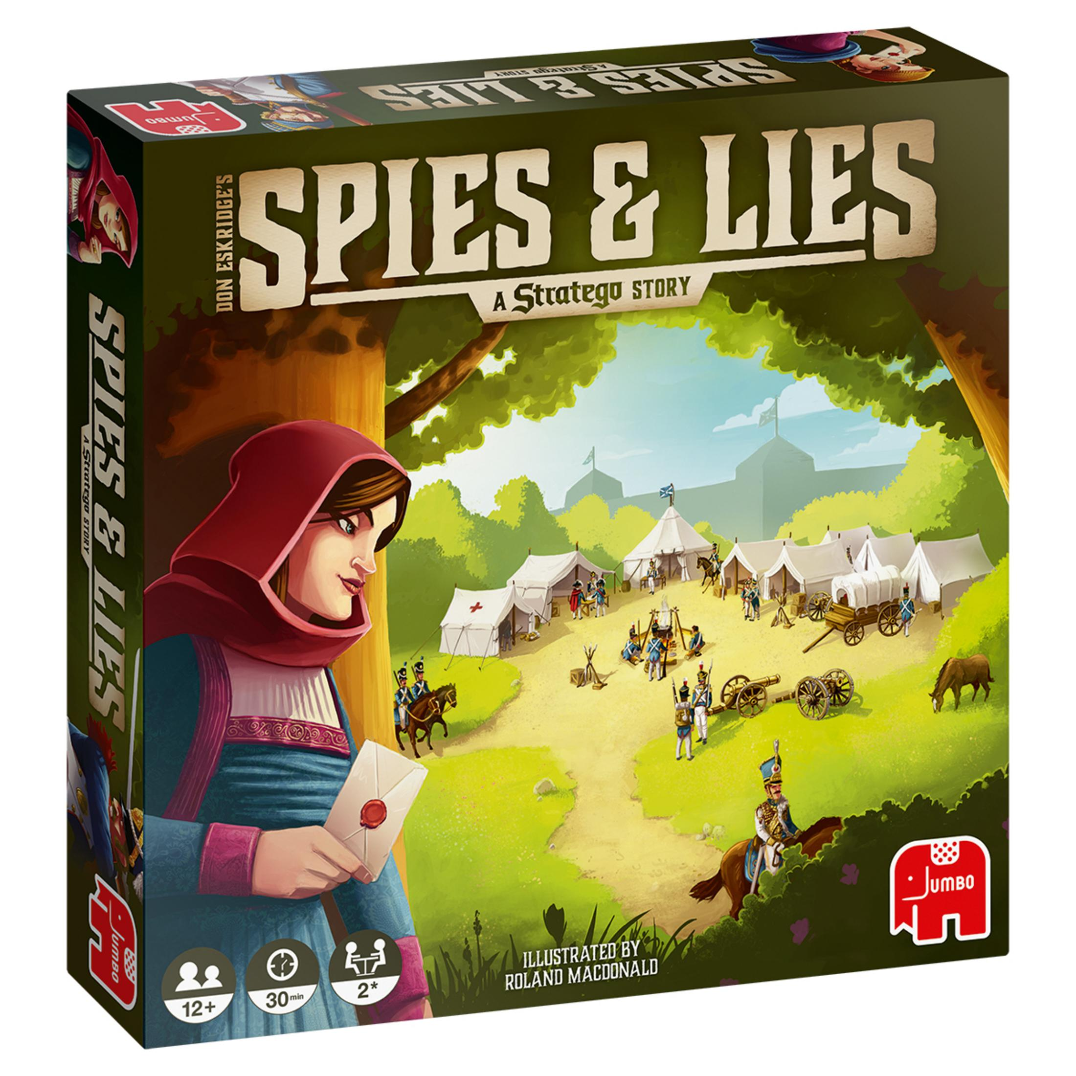 JUMBO 19739 SPIES & Gesellschaftsspiele Mehrfarbig LIES - STORY STRATEGO A