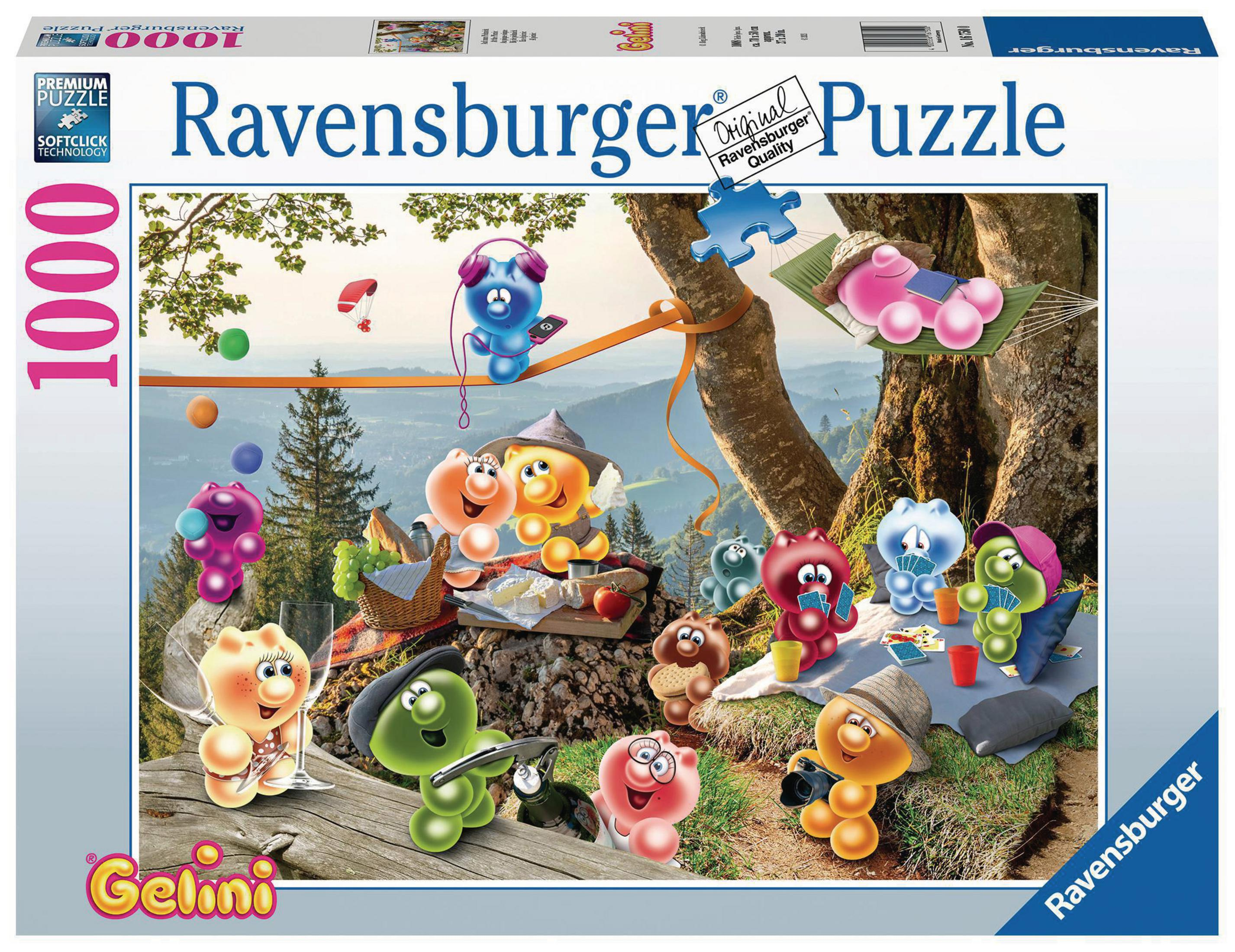 16750 RAVENSBURGER PICKNICK Puzzle ZUM GELINI-AUF