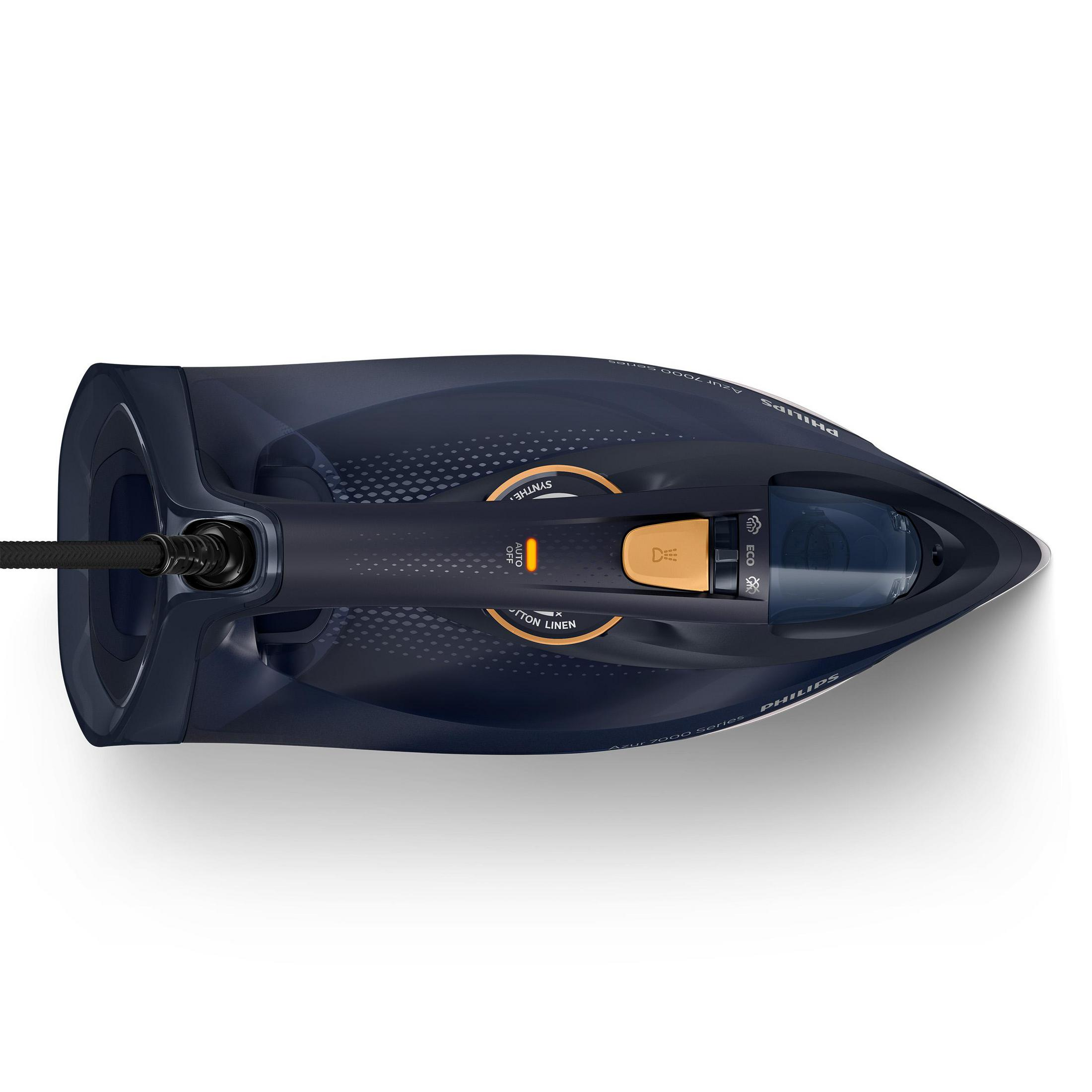 Plancha de vapor - PHILIPS DST7060/20, 55 g/ming/min, 0,3 l, Azul