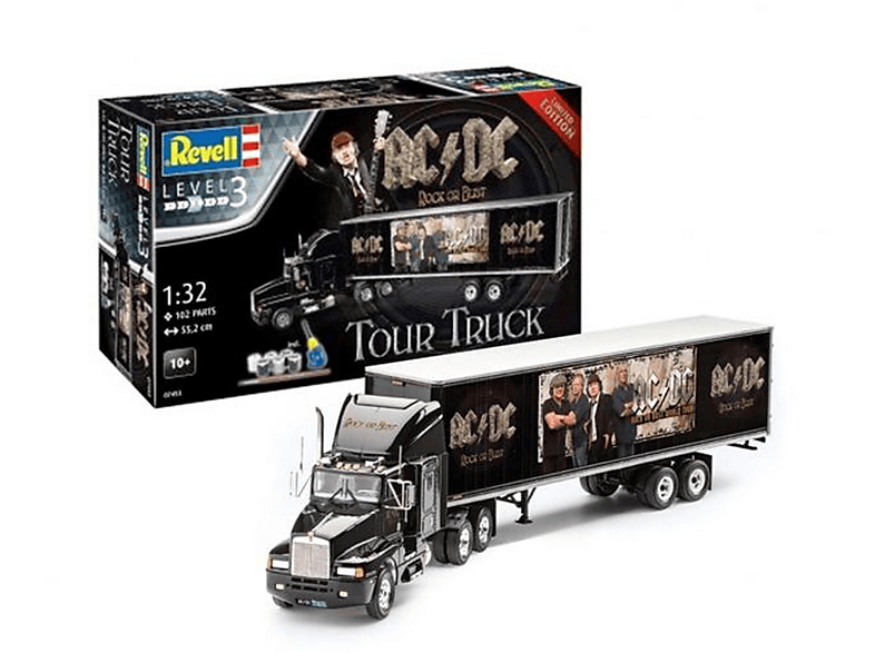 REVELL 07453 GESCHENKSET AC/DC TOUR TRUCK (NUR ONLINE) Modellbausatz