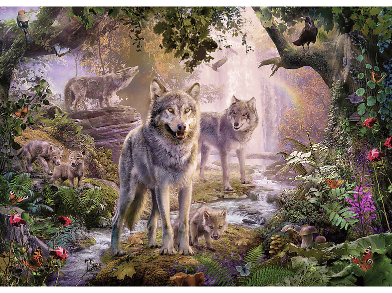 RAVENSBURGER 15185 WOLFSFAMILIE SOMMER Puzzle IM