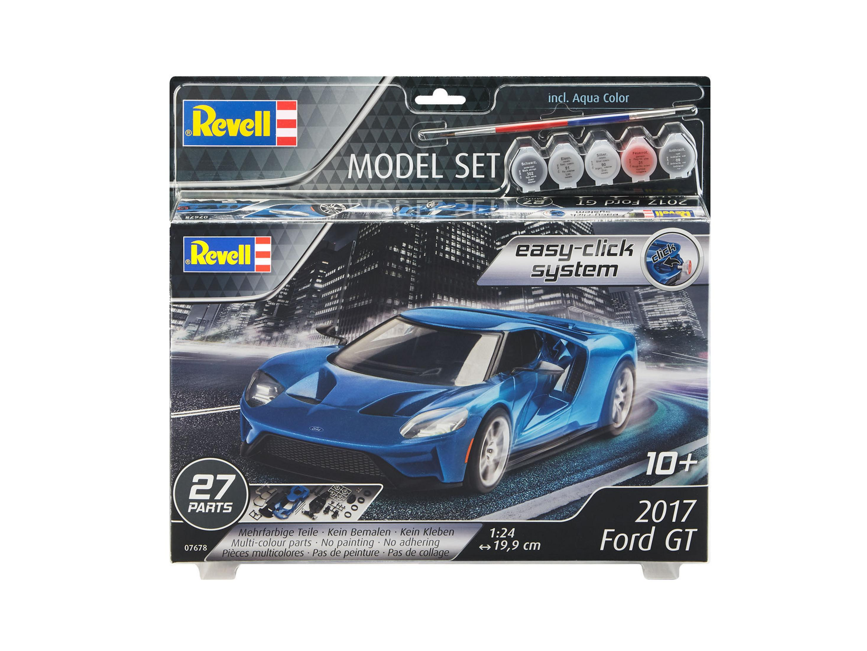REVELL 67678 MODEL 2017 GT FORD Modellbausatz, SET Mehrfarbig