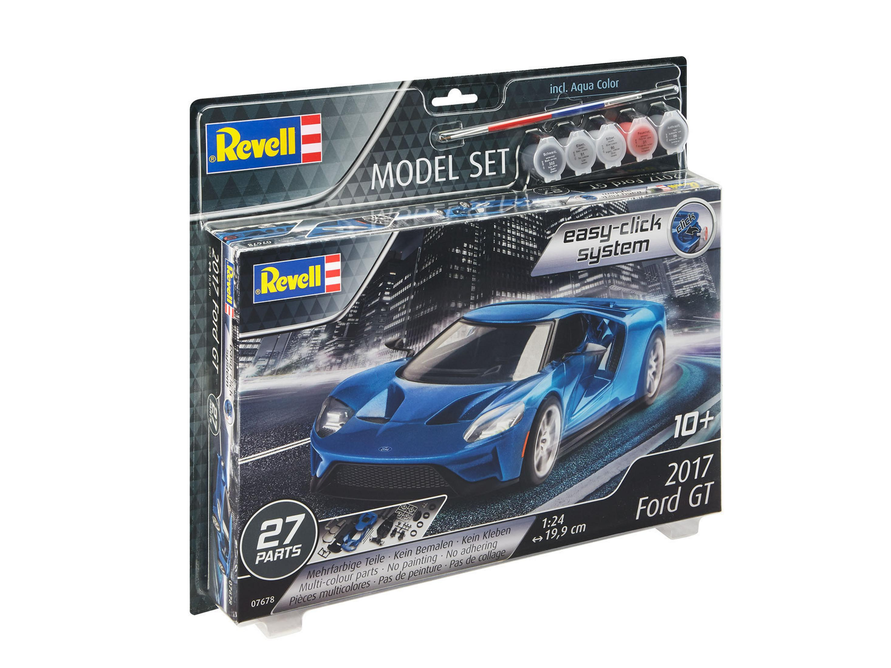 REVELL 67678 MODEL 2017 GT FORD Modellbausatz, SET Mehrfarbig