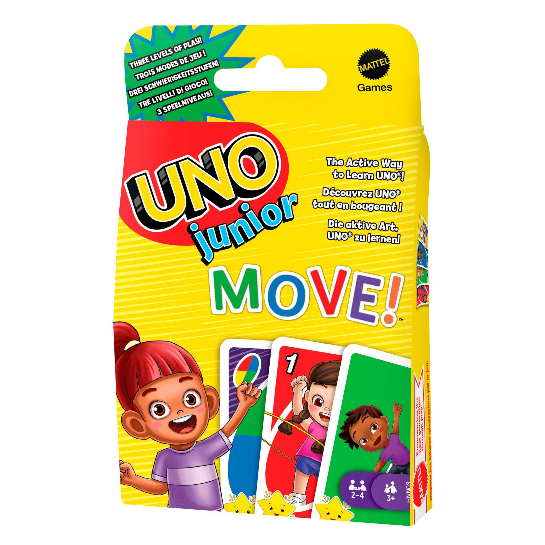 GAMES Kartenspiel JUNIOR HNN03 MATTEL MOVE UNO Mehrfarbig