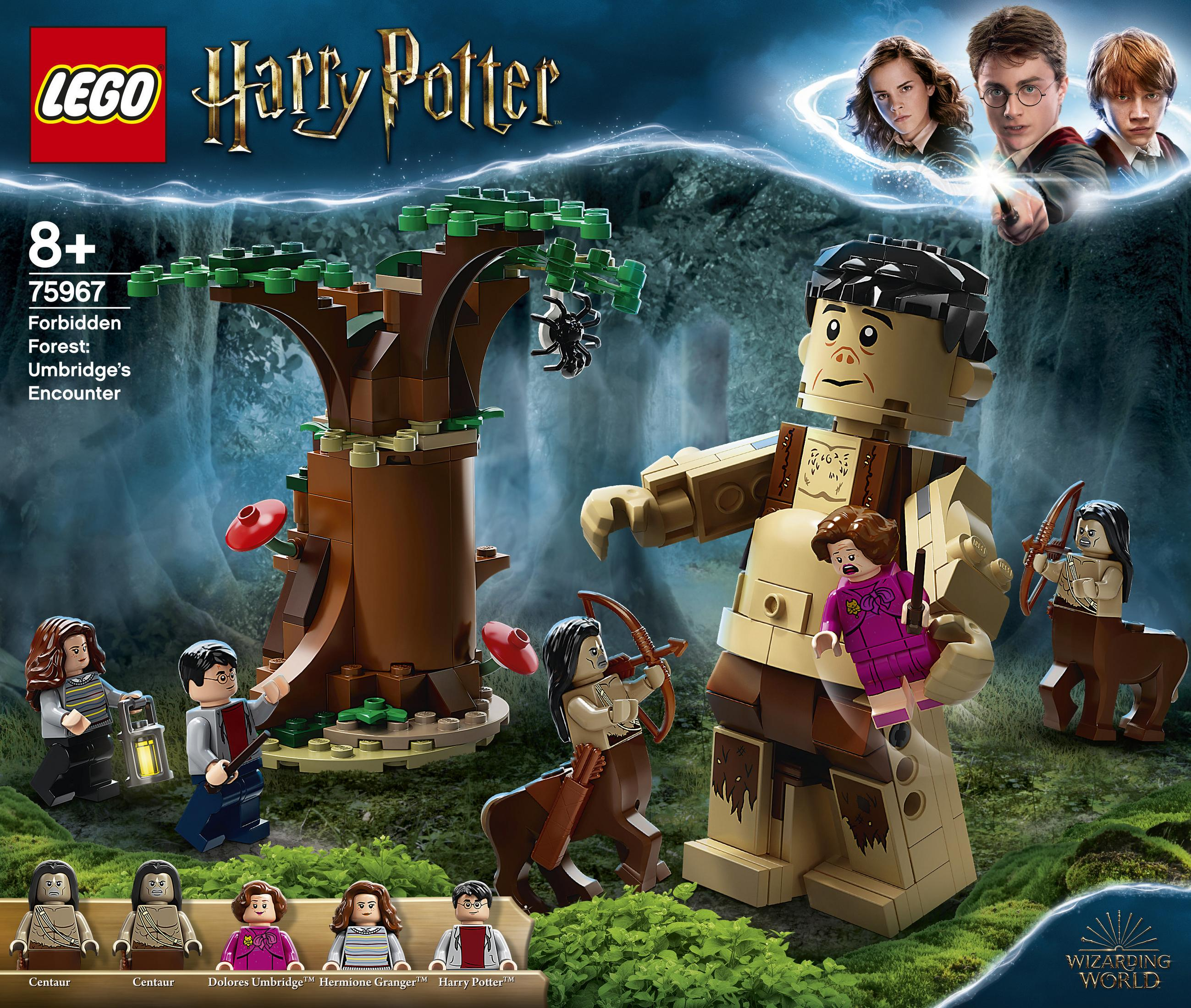 LEGO 75967 Bausatz, WALD: UMBRIDGE Mehrfarbig Harry MIT BEGEGNUNG Potter VERBOTENE DER