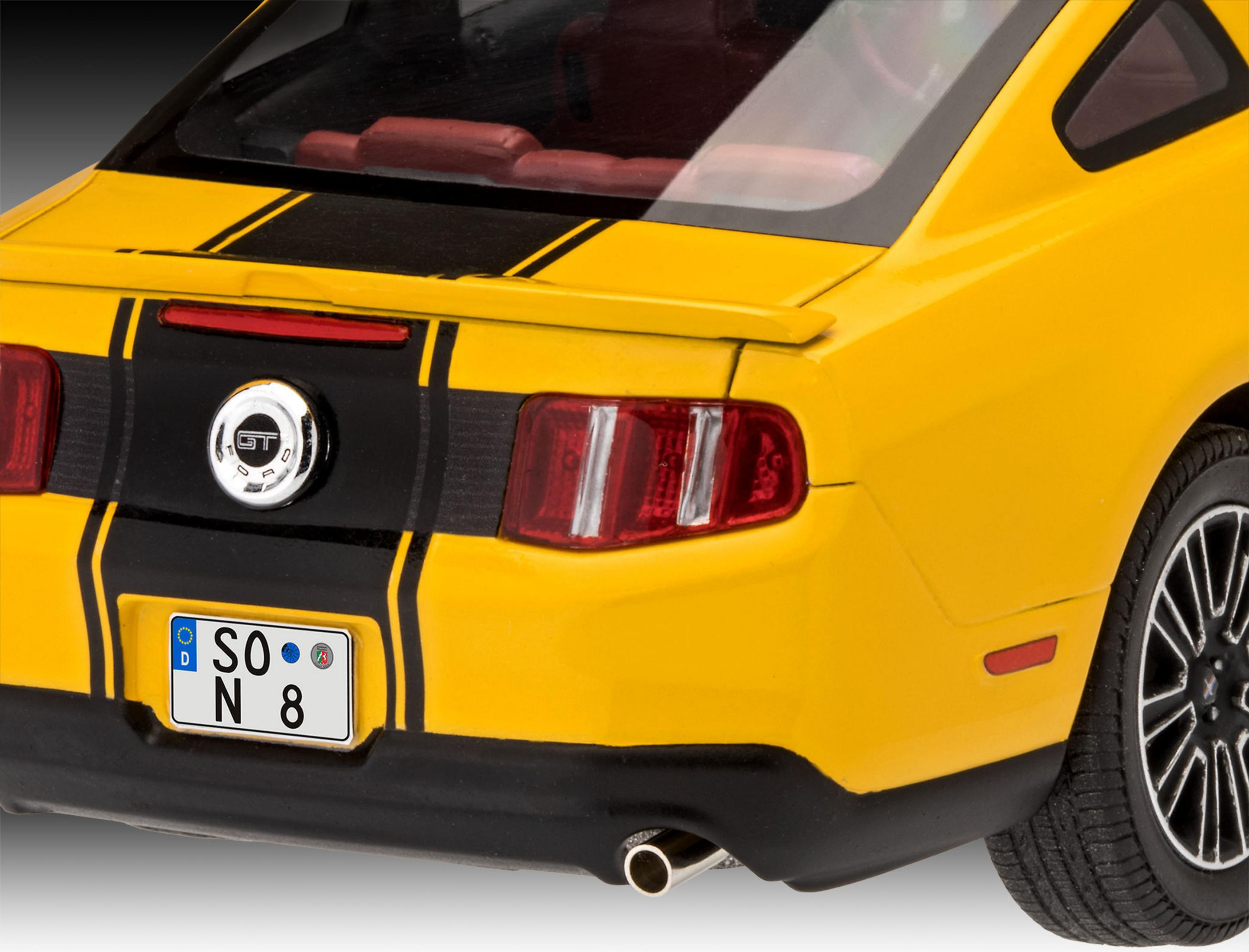 ONLINE) 07046 FORD Mehrfarbig Modellbausatz, MUSTANG REVELL GT 2010 (NUR