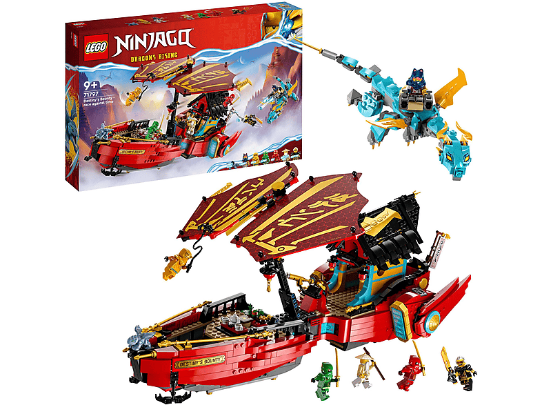 Juego de construcción  - Set de juguetes de construcción LEGO® NINJAGO® 71797 Barco de Asalto Ninja (1739 piezas) LEGO