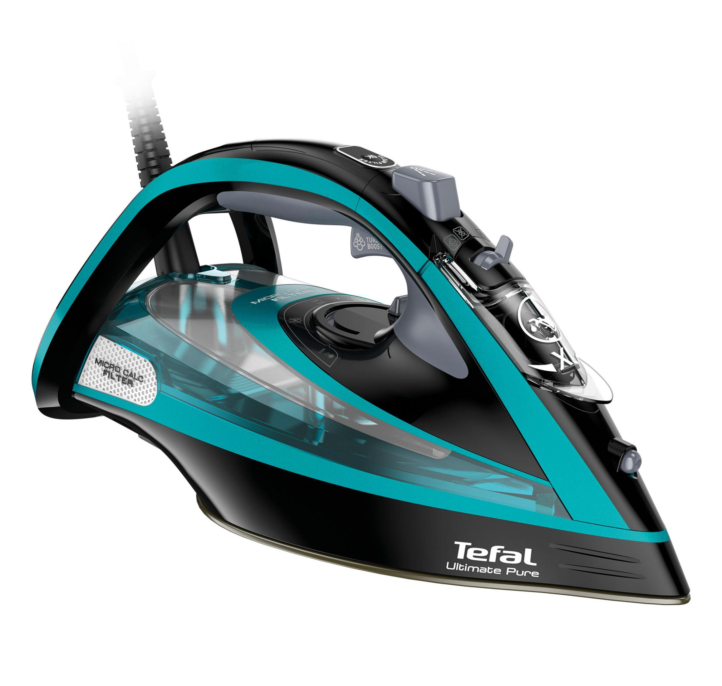 TEFAL Ultimate Pure FV9844 Kireç Avcısı Buharlı Ütü Yeşil
