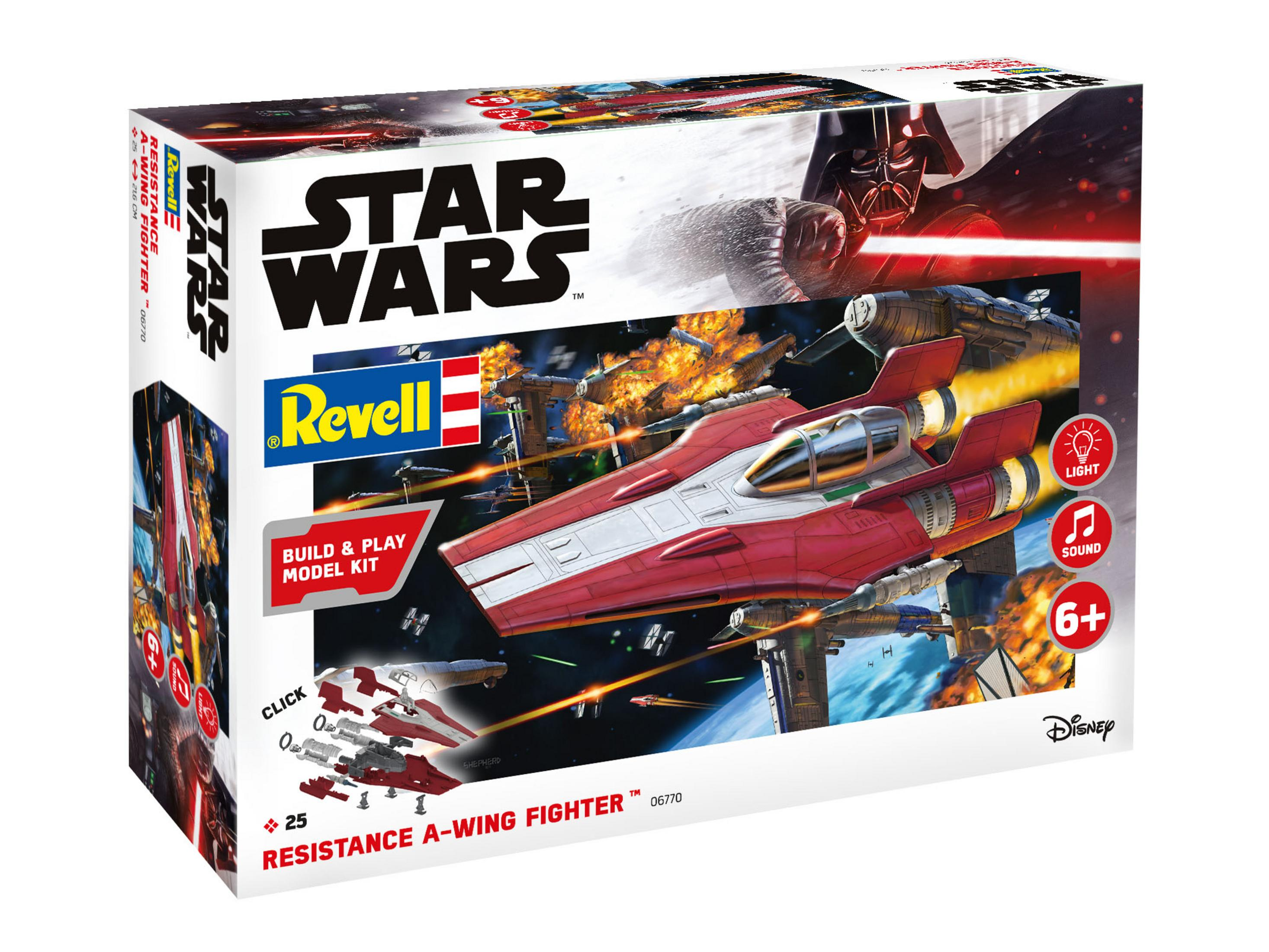 REVELL 06770 RESISTANCE Raumschiff, RED FIGHTER A-WING Mehrfarbig