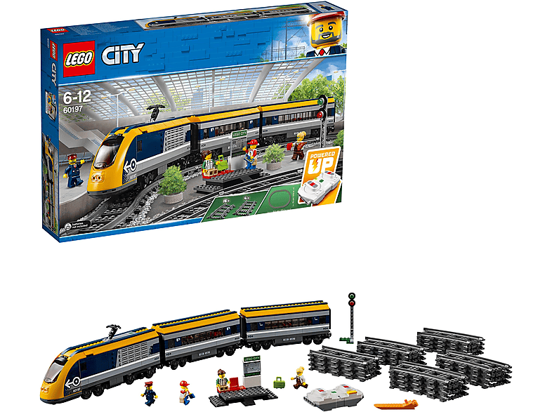 Bausatz, LEGO Mehrfarbig PERSONENZUG 60197