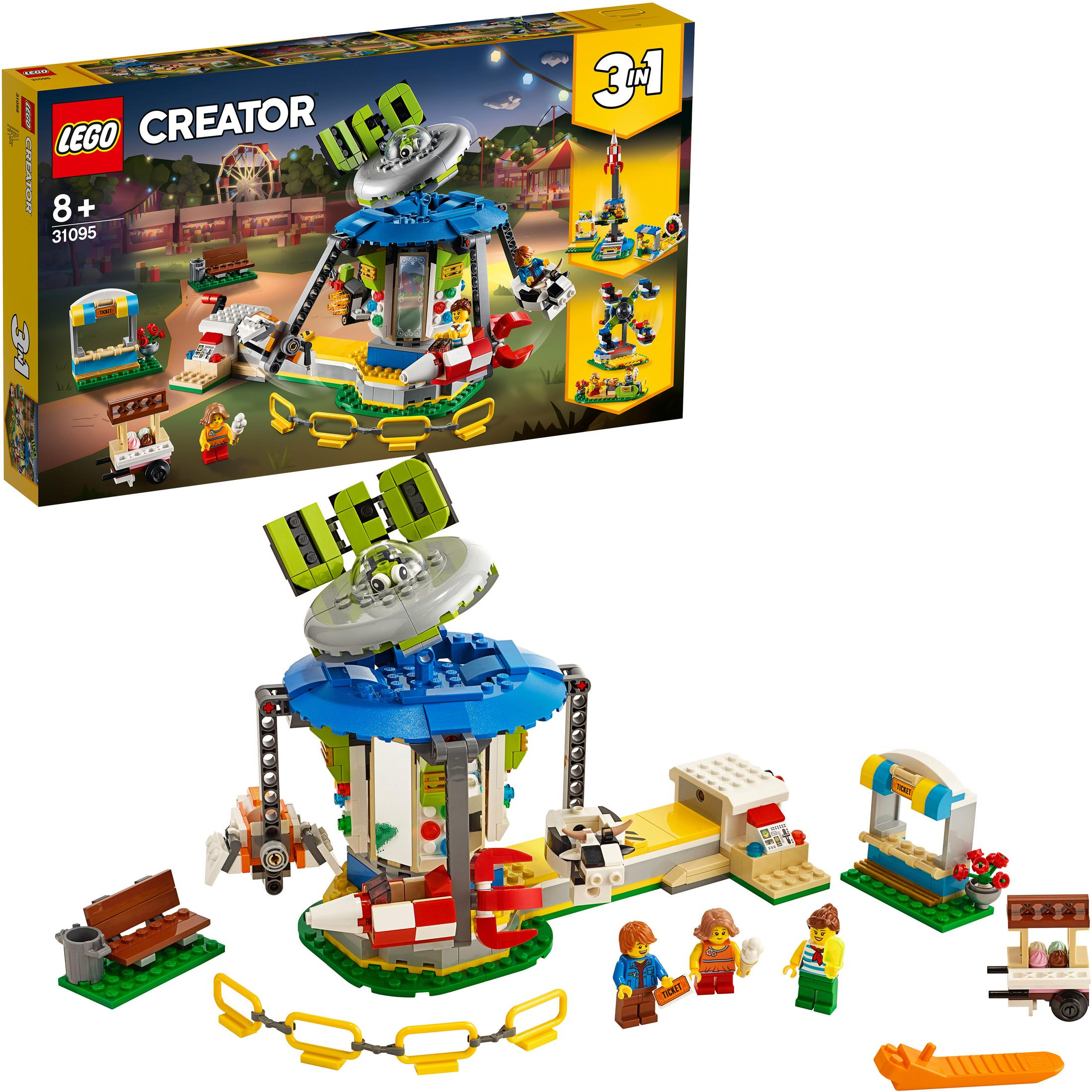 LEGO 31095 Bausatz, JAHRMARKTKARUSSELL Mehrfarbig