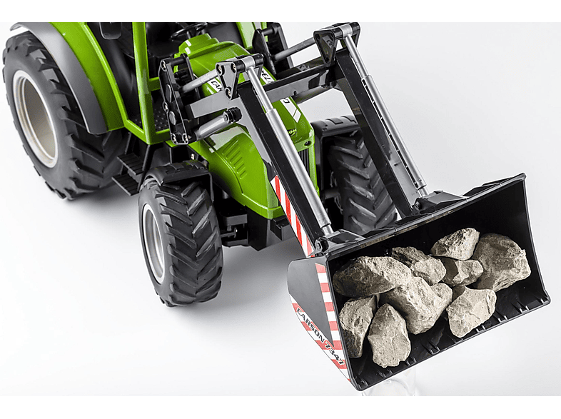 Carson 500907662 1:16 Tankwagen für RC Traktor gelb - Ferngesteuertes Fahrzeug, RC Traktor, Zubehör für ferngesteuerte Traktoren, Traktoranhänger