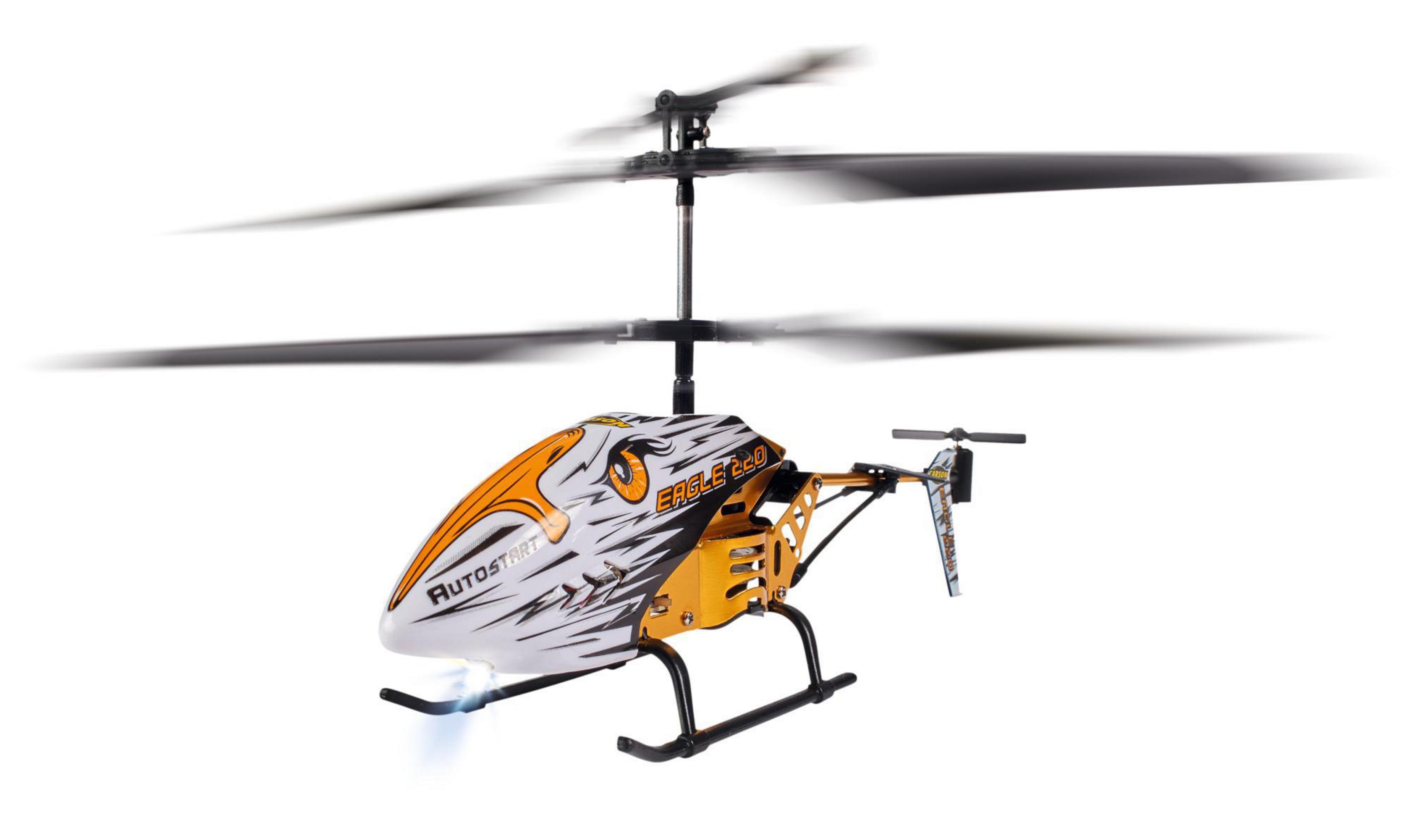 CARSON 500507151 220 RTF Mehrfarbig EAGLE AUTOSTART 100% ferngesteuerter Helikopter