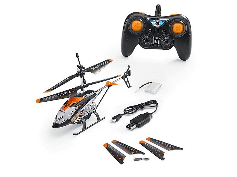 Spielzeughelikopter, HELI 23817 ANTI-CRASH REVELL Mehrfarbig INTERCEPTOR R/C