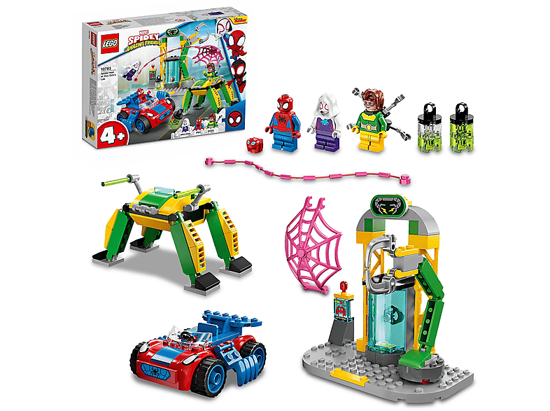 LEGO 10783 SPIDER-MAN IN DOC OCKS LABOR Bausatz, Mehrfarbig